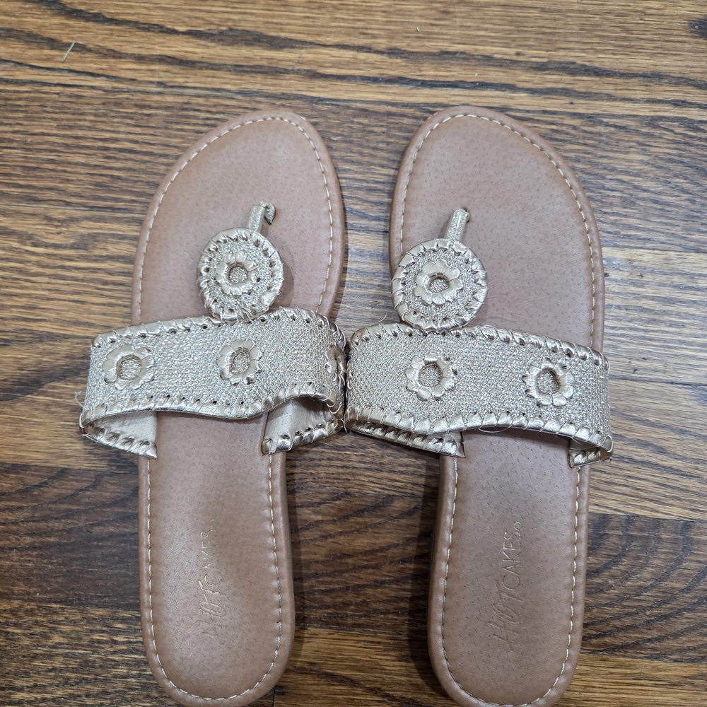 Hot Cakes Tan Kids Sandals